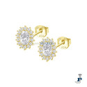 Pendientes fabricados en Plata 1ª Ley de LOTUS SILVER. - LP3459-4/7