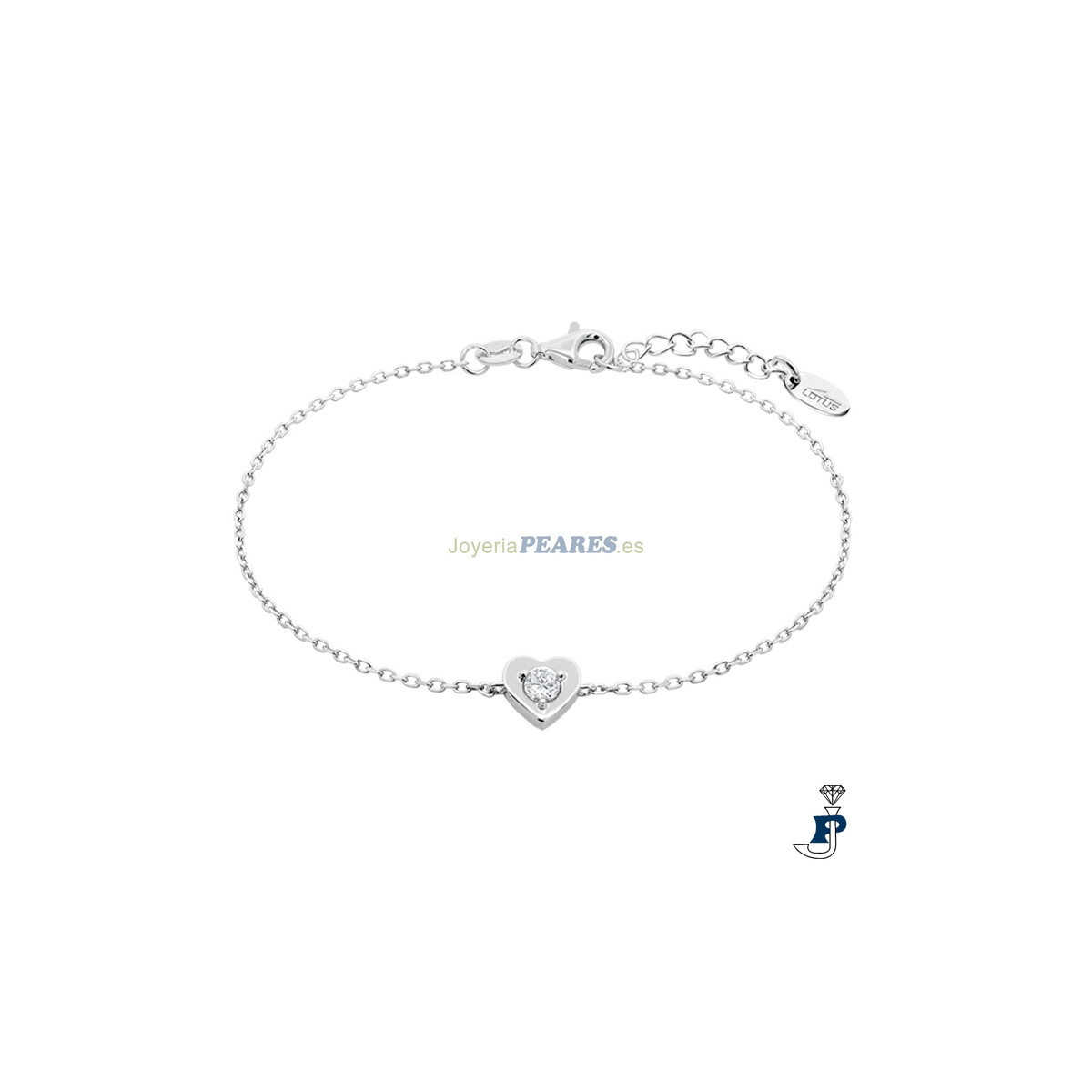 Pulsera Plata 1ª Ley (925 mls) de Lotus Silver. - LP3849-2/1