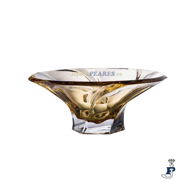 Centro de cristral color ambar. - 188.GA3261