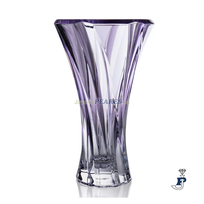 Florero de cristral color lila. - 188.GA3262