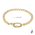 Pulsera de LOTUS STYLE de acero chapado en oro. - LS2338/2/2