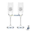 Pareja de copas con chapa de Plata Bilaminada. - 188.GA4290A