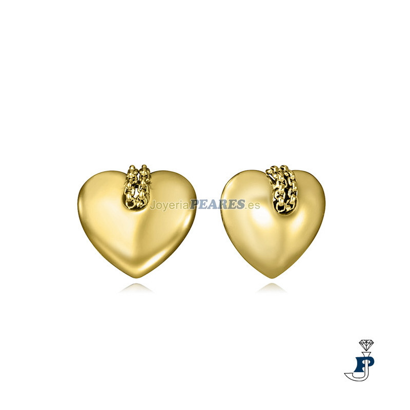 Pendientes  VICEROY en acero con un baño de Oro. - 75435E01012