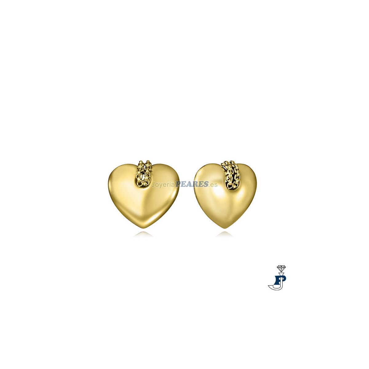 Pendientes  VICEROY en acero con un baño de Oro. - 75435E01012