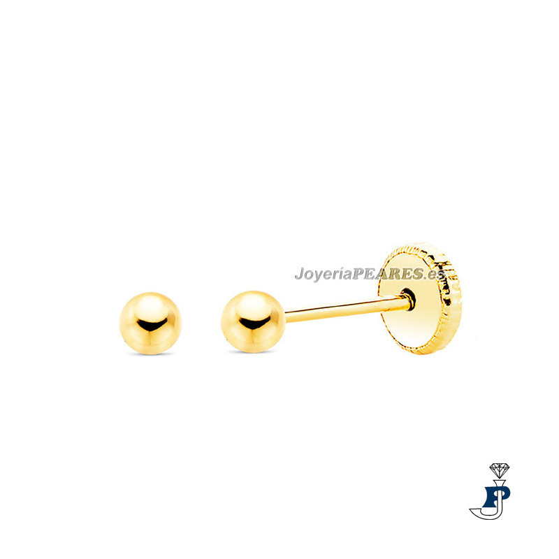 Pendientes Oro 1ª Ley para bebé. - 159.0200679