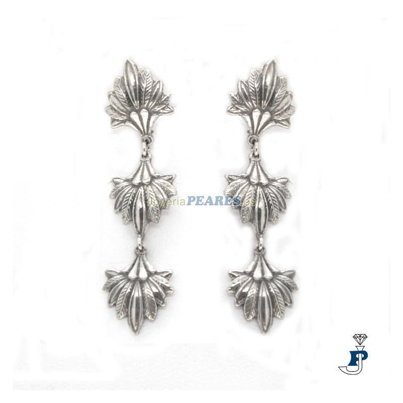 Pendientes Plata de 1ª Ley. - MSMS-12-102