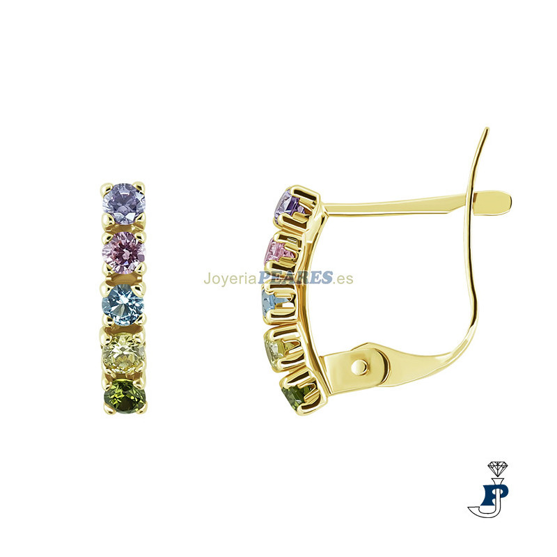 Pendientes  en Oro de 1ª Ley(750mls). - 159.0208732