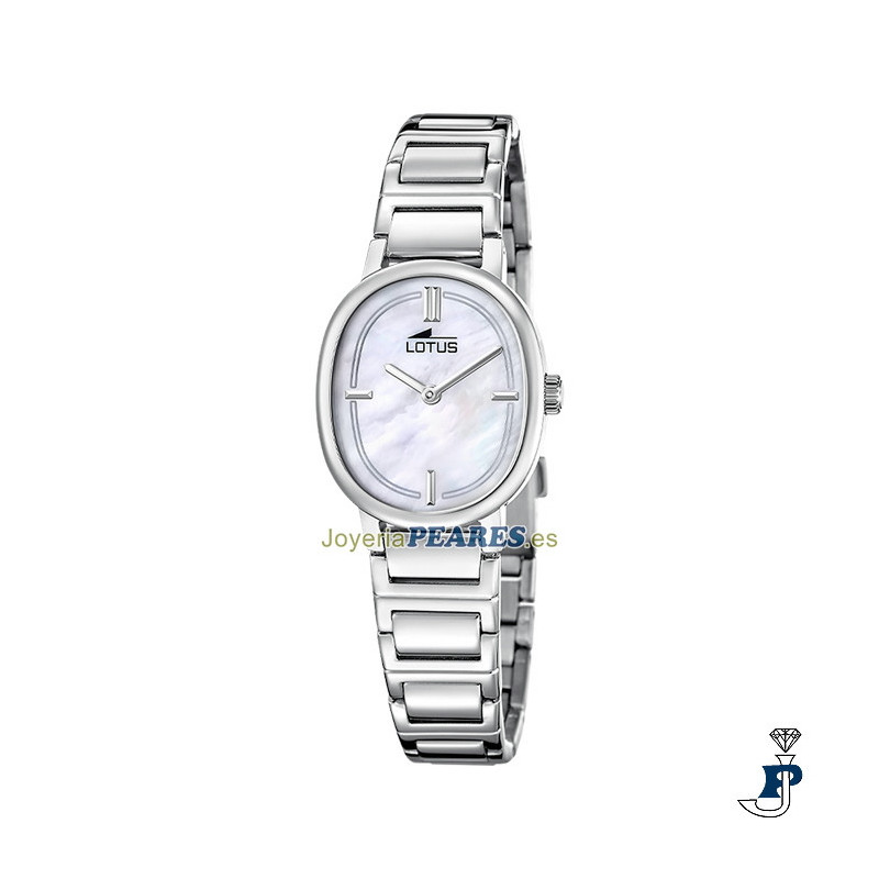 Pack Reloj LOTUS con pulsera de acero de REGALO - 19012/1