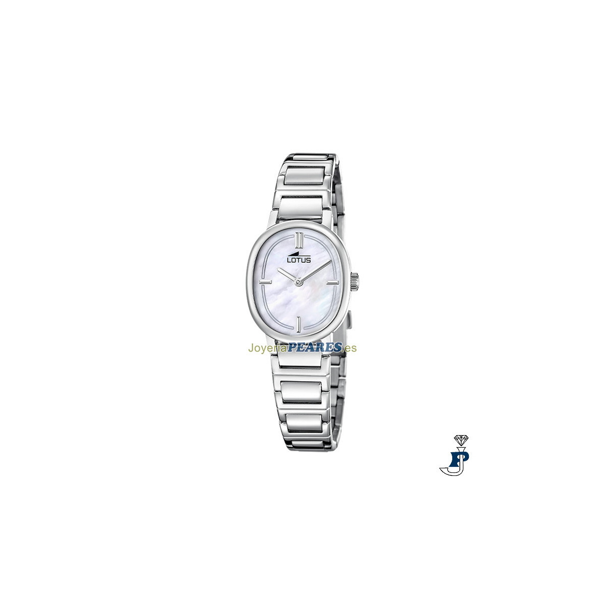 Pack Reloj LOTUS con pulsera de acero de REGALO - 19012/1