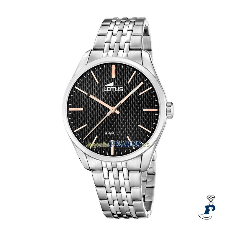 Reloj Lotus acero clásico. - 19064/4