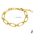 Pack Reloj LOTUS con pulsera de acero chapado en oro de REGALO - 19021/4