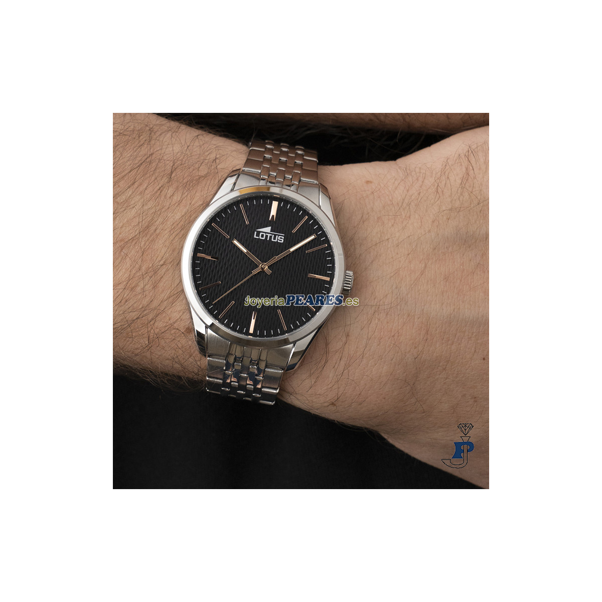 Reloj Lotus acero clásico. - 19064/4