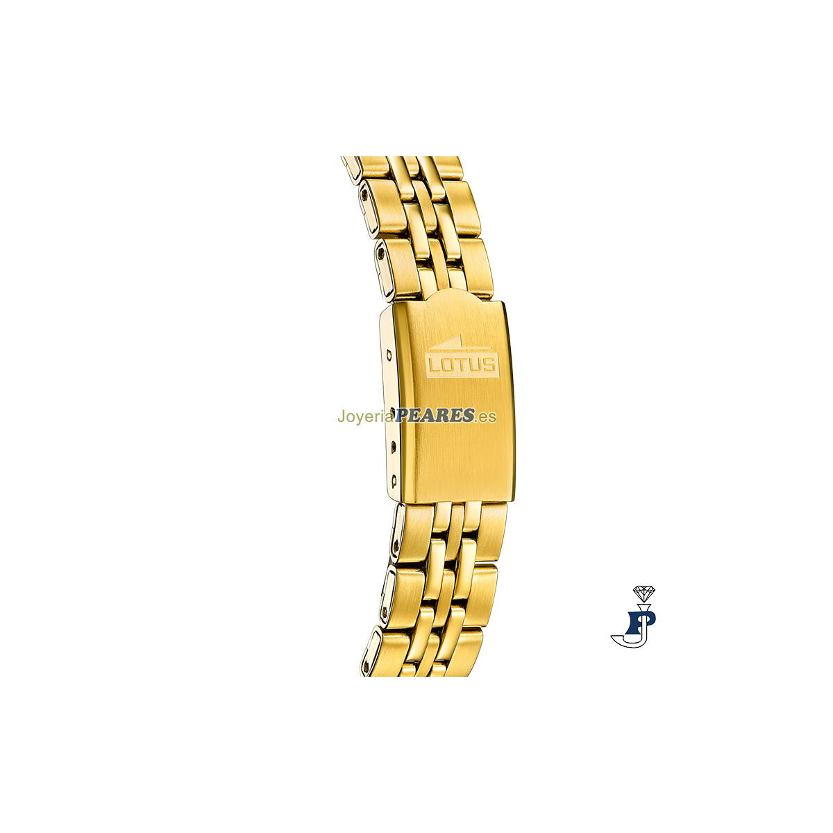 Reloj LOTUS en acero dorado. - 18993/1