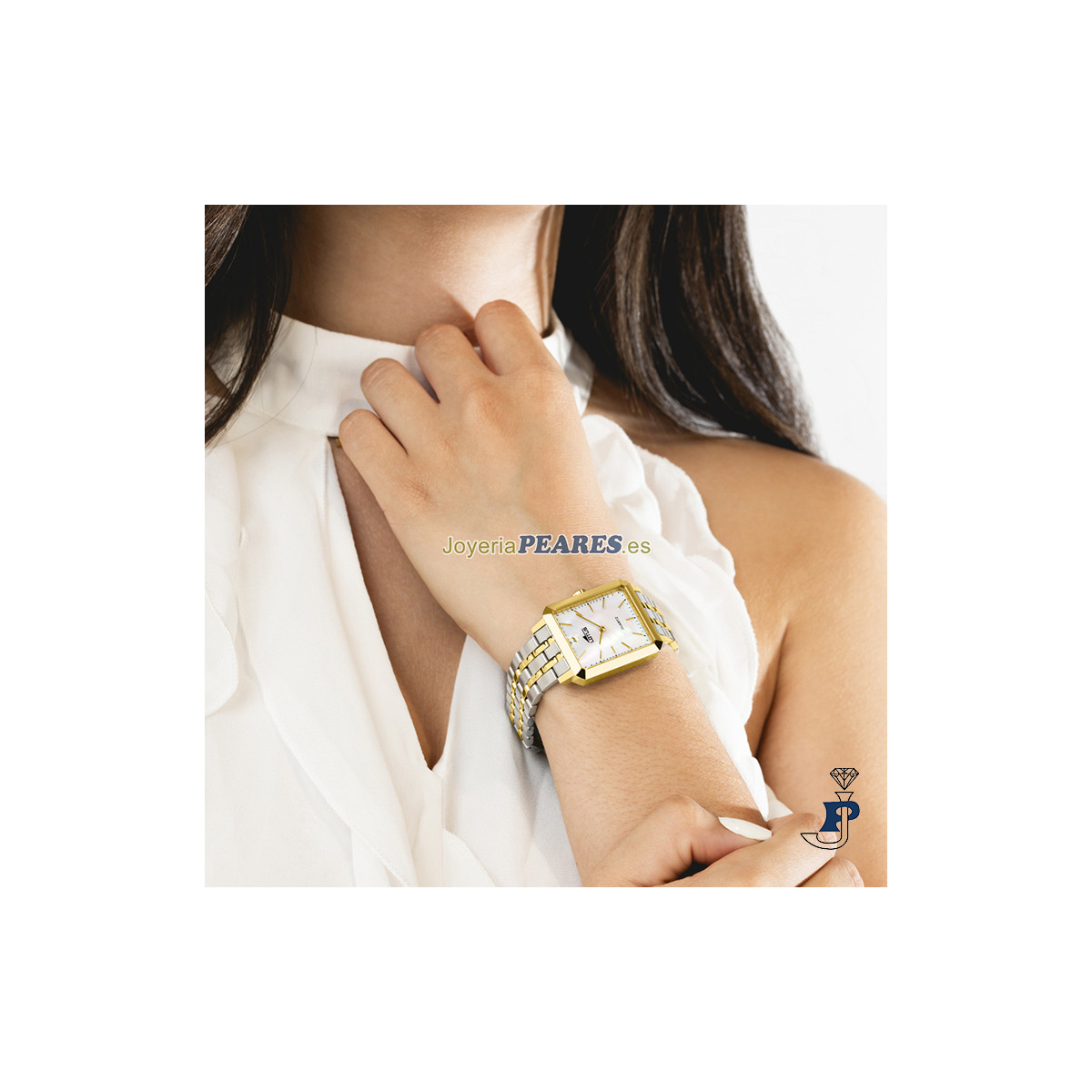 Reloj LOTUS en acero bicolor. - 18981/1