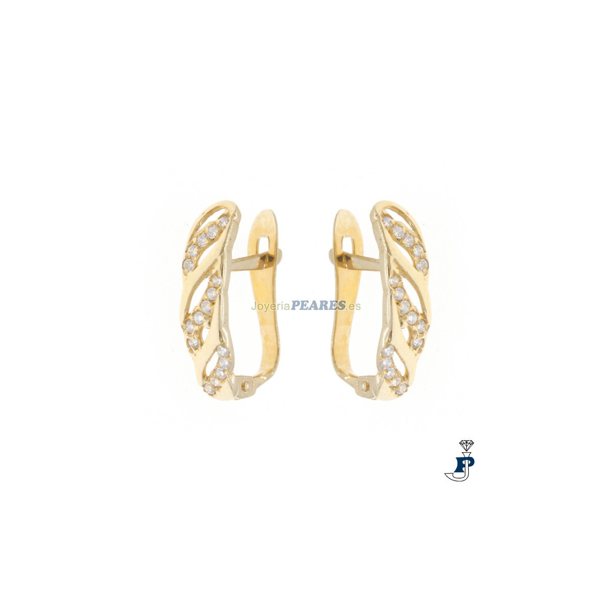 Pendientes fabicados en Oro de 1ª Ley. - 154.JUP214/CC