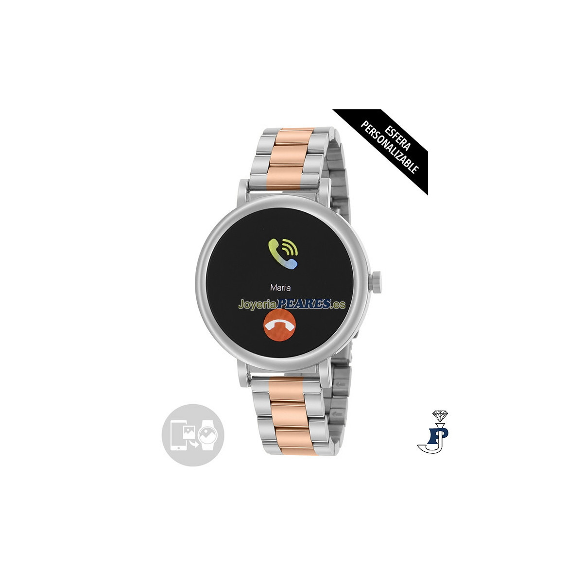 Reloj Marea Smart, esfera personalizable. - B61002/2