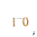 Pendientes de aro de Plata chapada en Oro. - 185.135191A Pendientes de aro de Plata chapada en Oro. - 185.135191A