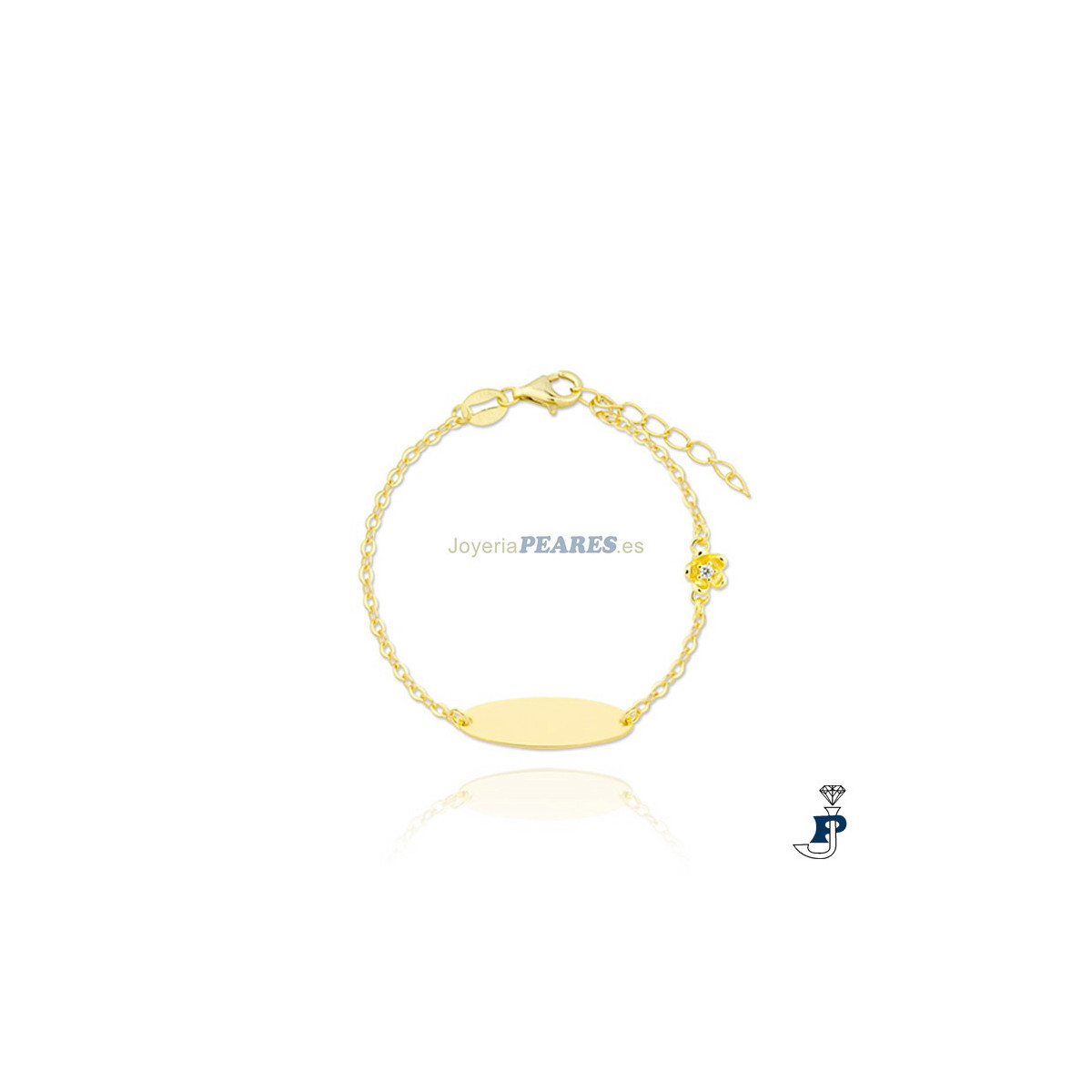Esclava Plata de 1ª Ley para niña. - 185.143022A