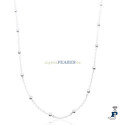 Cadena de plata forsá con bolitas - 185.119001 Cadena de plata forsá con bolitas - 185.119001