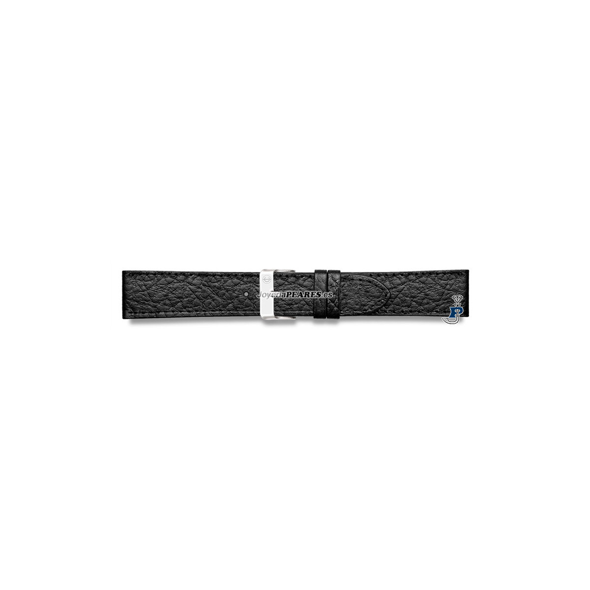 Correa en piel de bisonte negro. - 359301-10