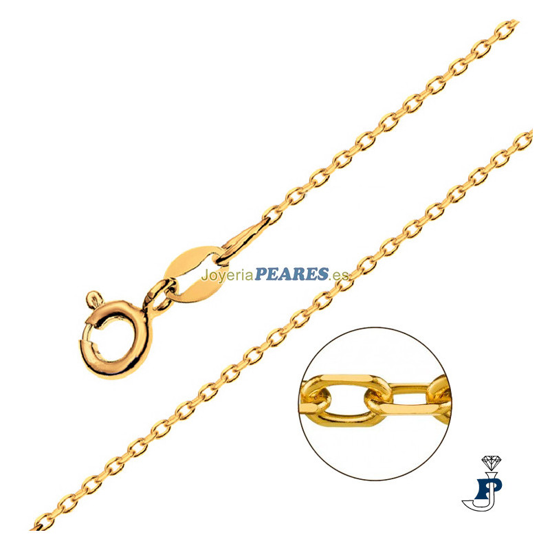 Cadena Forsat de Plata chapada en Oro de 1ª Ley. - 8.FG70/50