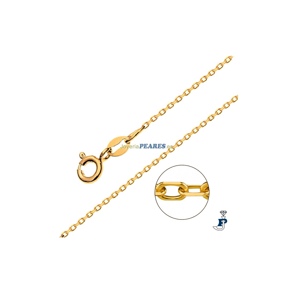 Cadena Forsat de Plata chapada en Oro de 1ª Ley. - 8.FG70/50