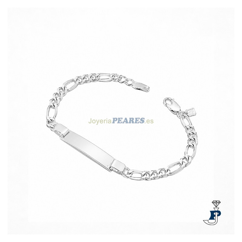 Pulsera nomeolvides para bebe Plata 1ª Ley (925 mls) - 8.PP10745