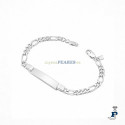 Pulsera nomeolvides para bebe Plata 1ª Ley (925 mls) - 8.PP10745 Pulsera nomeolvides para bebe Plata 1ª Ley (925 mls) - 8.PP10745