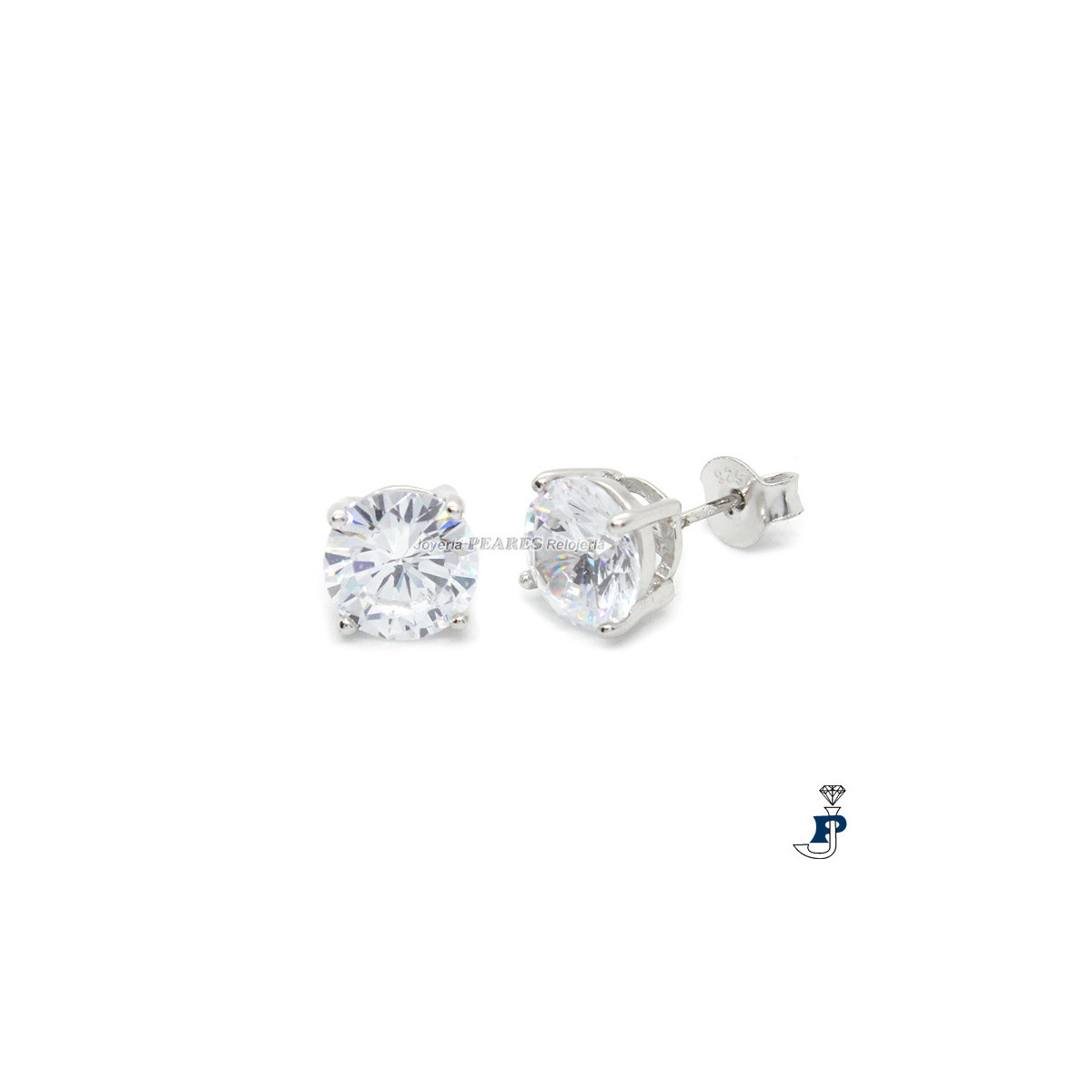 Pendientes Plata de 1ª Ley (925 mls). - 8.P12252