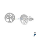 Pendientes árbol de la vida fabricados en Plata de 1ª Ley. - 8.P12739 Pendientes árbol de la vida fabricados en Plata de 1ª Ley. - 8.P12739