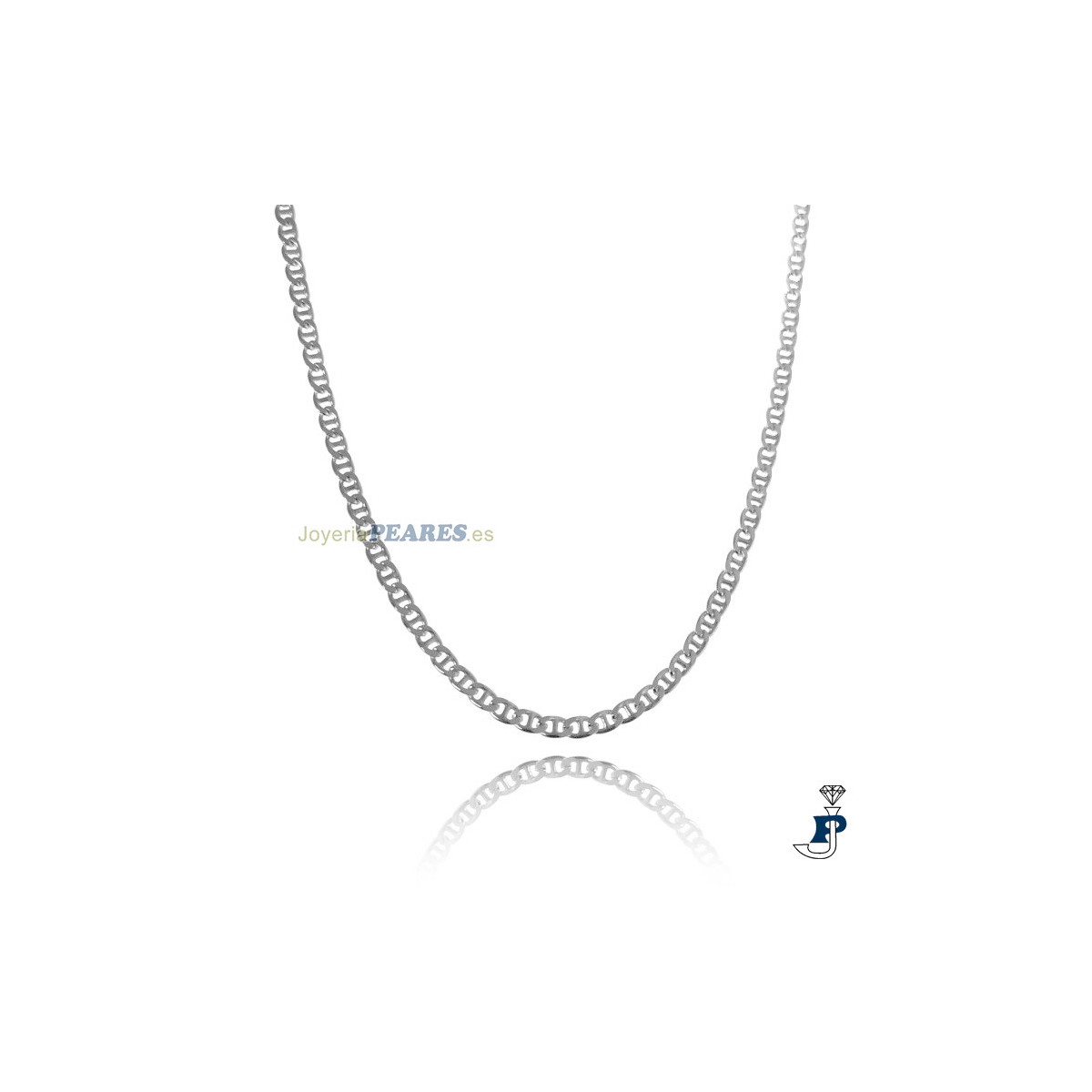 Cadena de Plata 1ª Ley.(925 mls). - 8.FP40/50