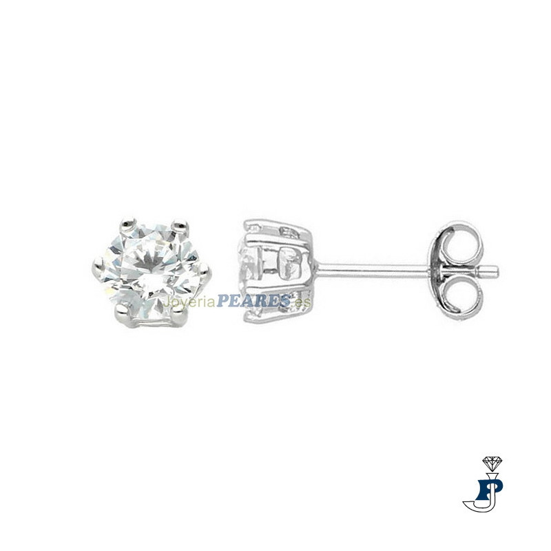 Pendientes Plata de 1ª Ley (925 mls). - 8.P10172
