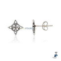 Pendientes en Plata de 1ª Ley (925mls) del nudo de bruja. - 8.P12454 Pendientes en Plata de 1ª Ley (925mls) del nudo de bruja. - 8.P12454