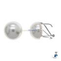 Pendientes de Plata de 1ª Ley con Perla. - 8.PO12 Pendientes de Plata de 1ª Ley con Perla. - 8.PO12