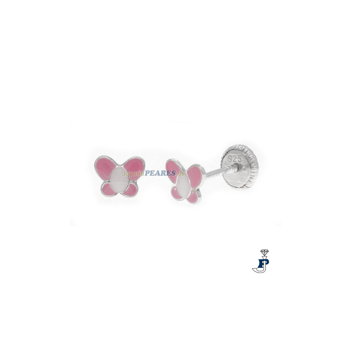 Pendientes para Bebé de Plata. - 8.P12785