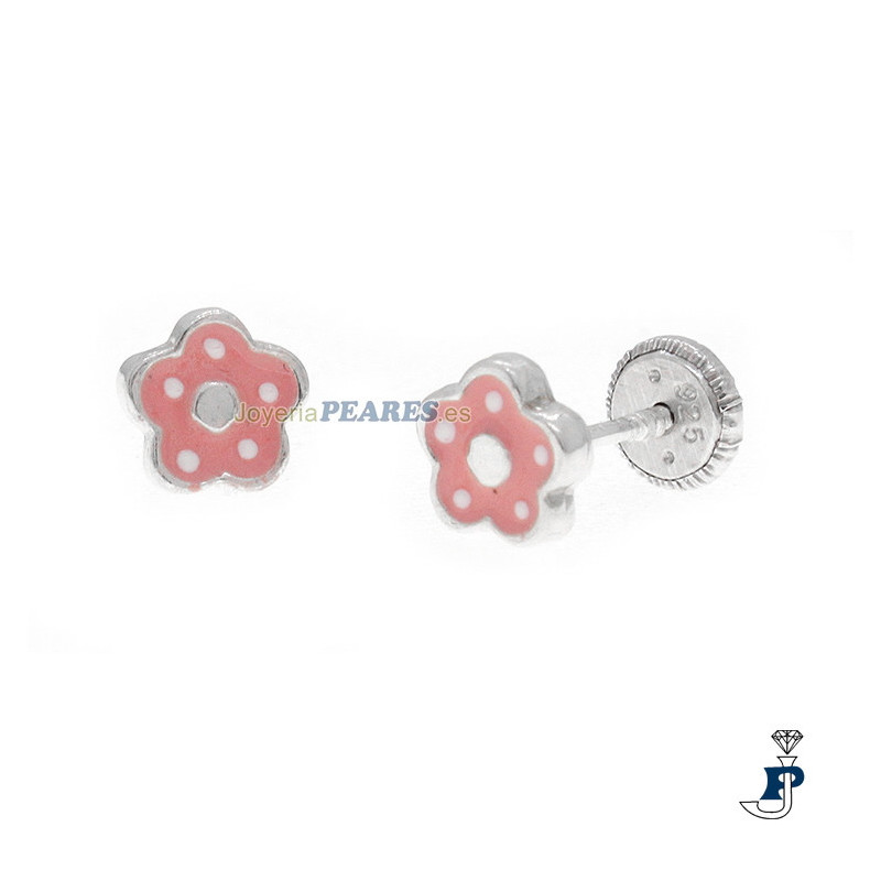 Pendientes para niña fabricados en Plata de 1ª Ley. - 8.P-1908
