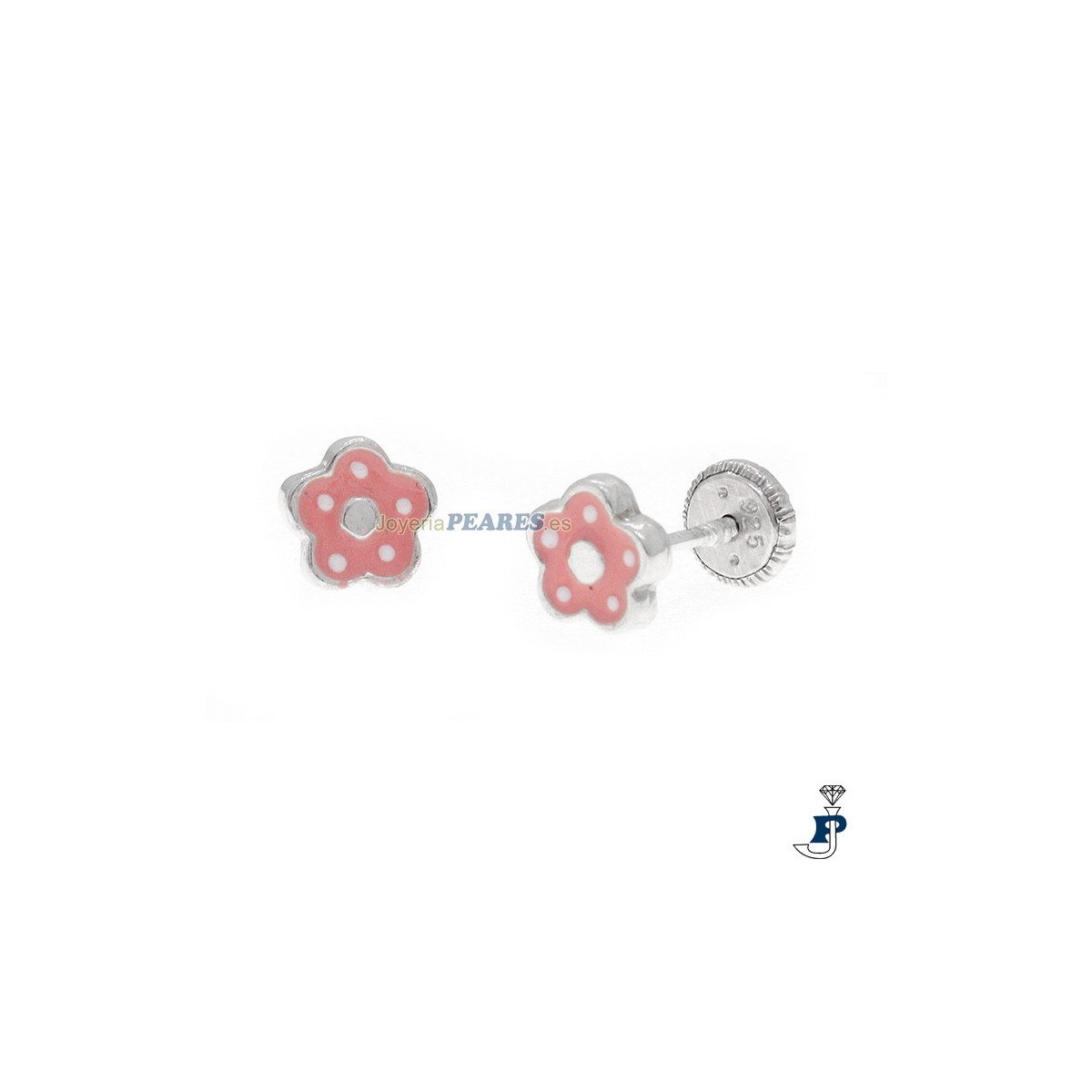 Pendientes para niña fabricados en Plata de 1ª Ley. - 8.P-1908