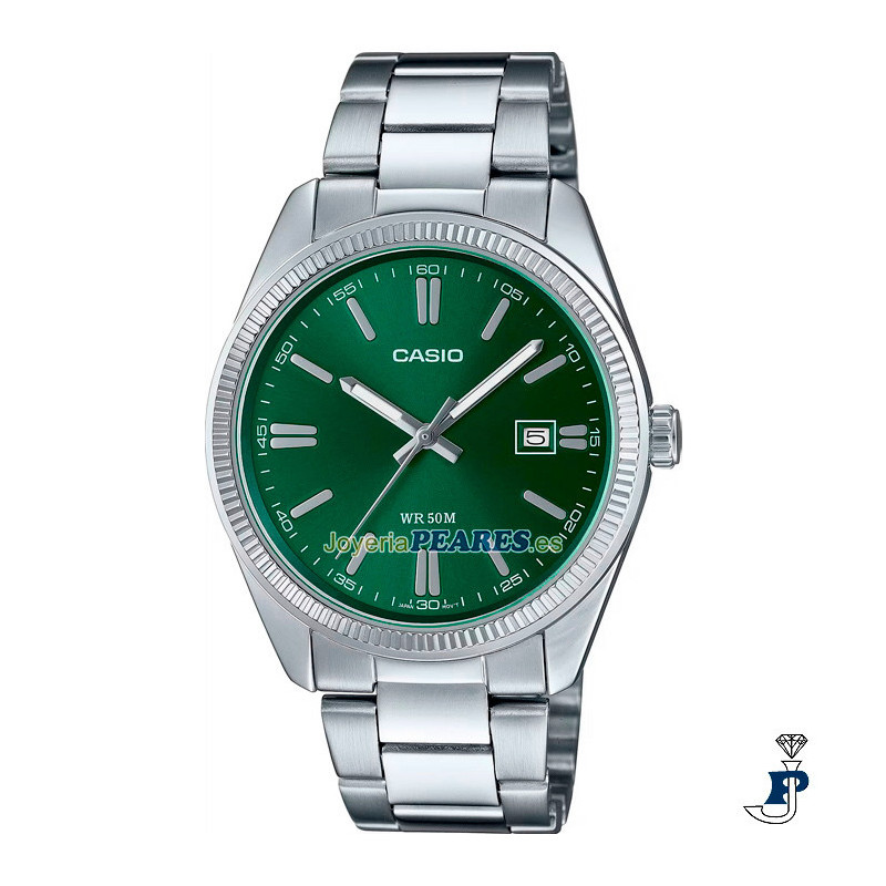 Reloj Casio analógico con calendario. - MTP-1302PD-3AV