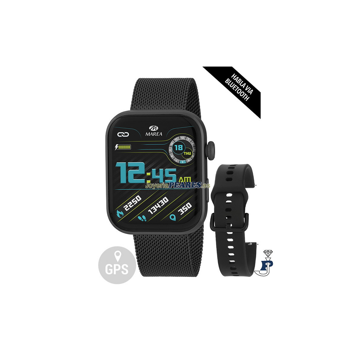 Reloj Marea Smart, habla vía Bluetooth. - B59010/1