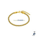 Pulsera de Cordón Salomónico fabricada en Acero. - C02003/BD Pulsera de Cordón Salomónico fabricada en Acero. - C02003/BD
