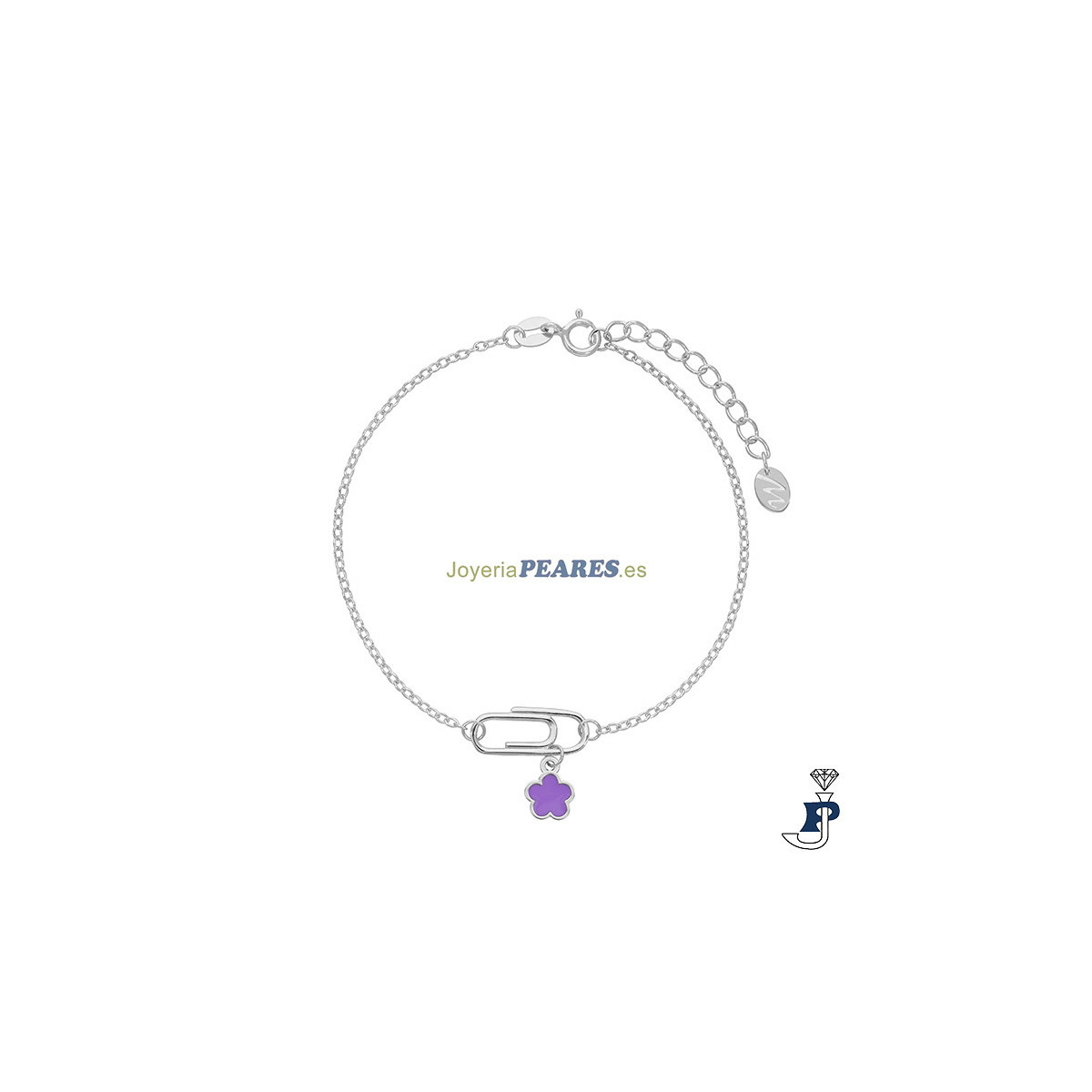 Pulsera fabricada en Plata de 1ª Ley. - D02403/AC