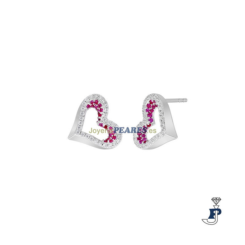 Pendientes fabricados en Plata de 1ª Ley. - D02901/AO