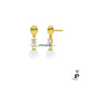 Pendientes fabricados en Plata chapado. - D03501/BD Pendientes fabricados en Plata chapado. - D03501/BD