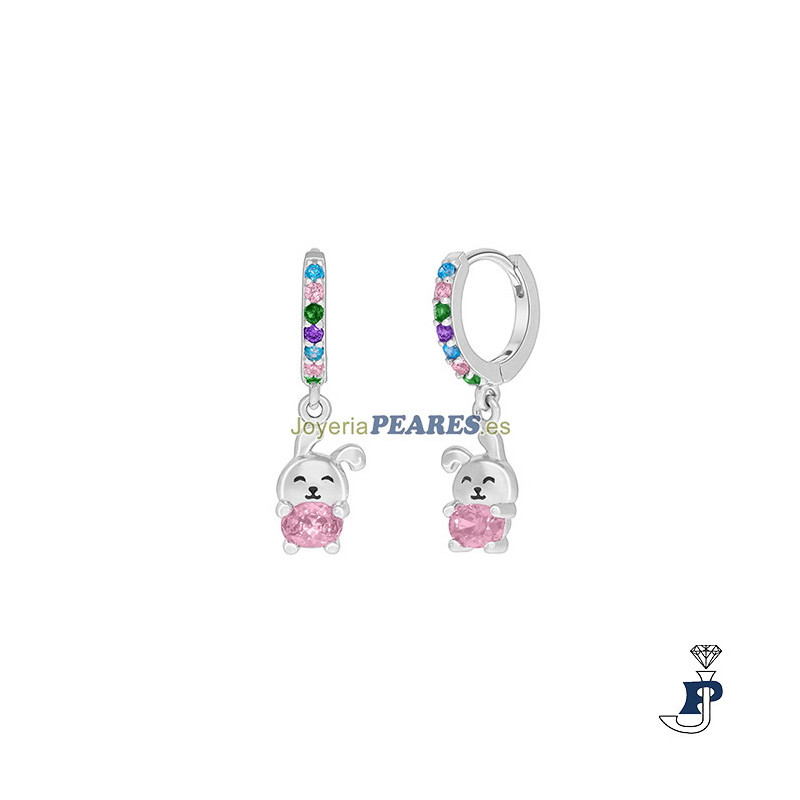 Pendientes fabricados en Plata de 1ª Ley. - D03601/DG