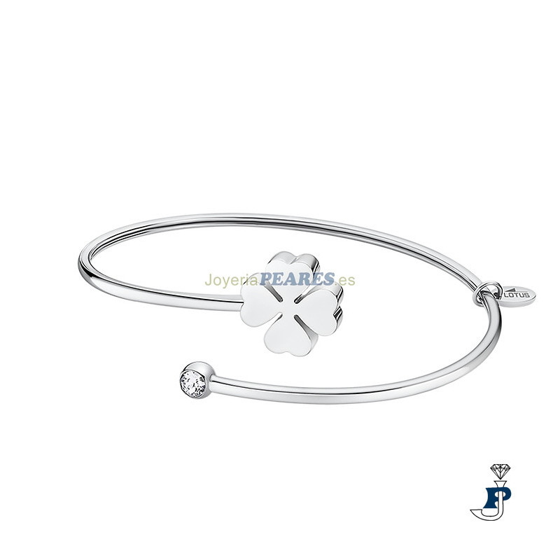 Pulsera de acero LOTUS STYLE trebol. - LS2169/2/5