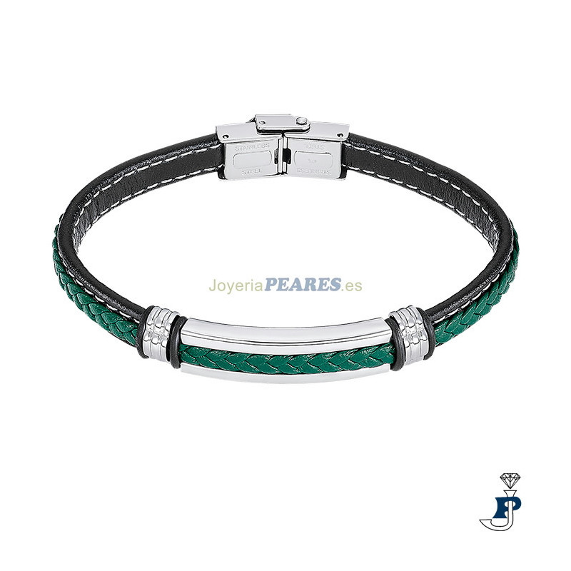 Pulsera de cuero LOTUS STYLE. - LS2638/2/4