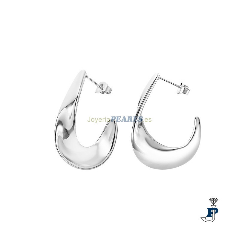 Pendientes fabricados en Acero de LOTUS. - LS2566/4/1
