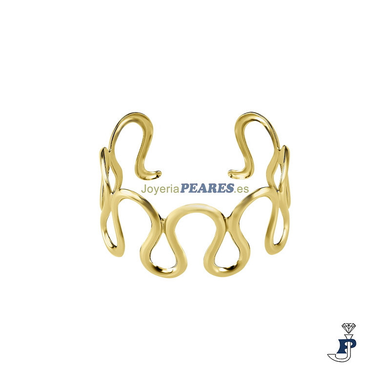 Brazalete fabricado en Acero chapado en Oro de LOTUS. - LS2720/2/1