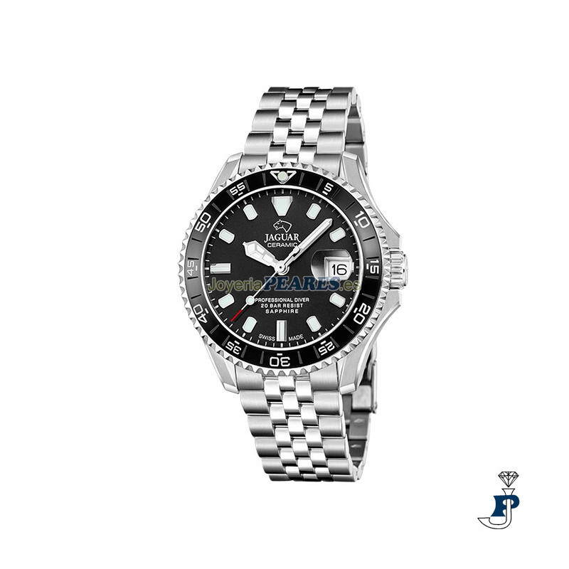 Reloj JAGUAR acero para hombre. - J1054/1