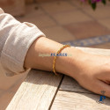 Pulsera de acero chapada en Oro. - LS2665/2/2 Pulsera de acero chapada en Oro. - LS2665/2/2